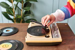 Load image into Gallery viewer, Vintage Tiny Portable Record Player
