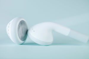 White Wireless Air 1 Plus Headphones